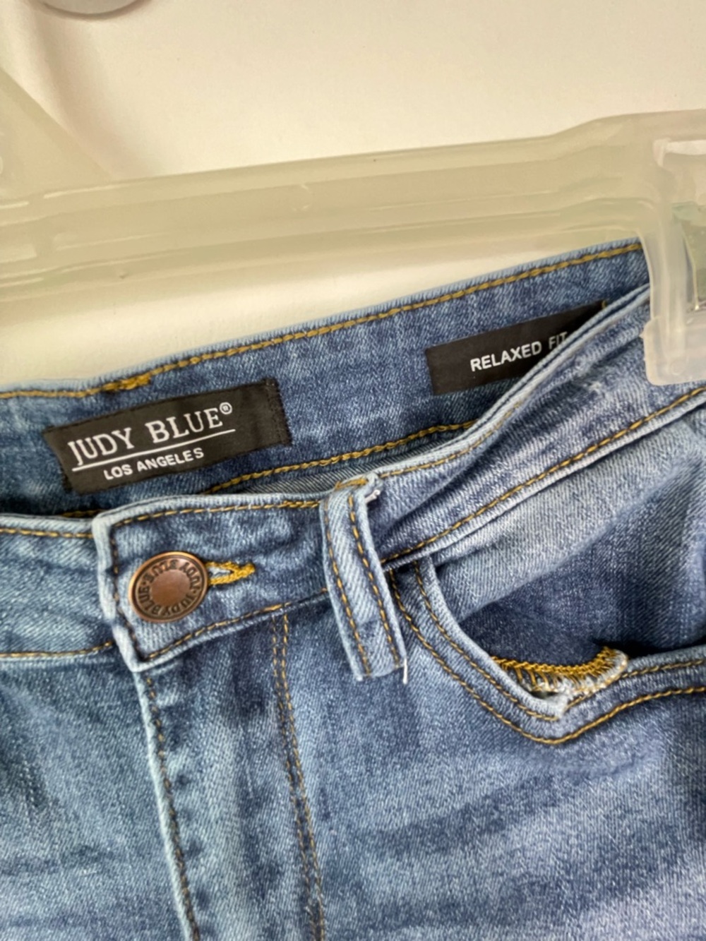 Judy Blue Medium Blue Skinny Jeans with Light Distressing size 30 - Picture 4 of 10